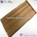 Direct Hair Factory Price Clip In Human Hair Extensions Brown Blonde Mix